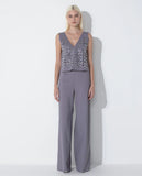 LAFORT - Top Laser Jeni Cinza Luxo