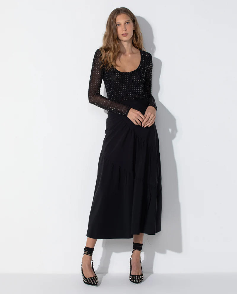 LAFORT - Blusa Manga Longa Marietta Preto