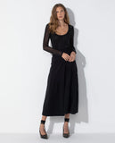 LAFORT - Blusa Manga Longa Marietta Preto