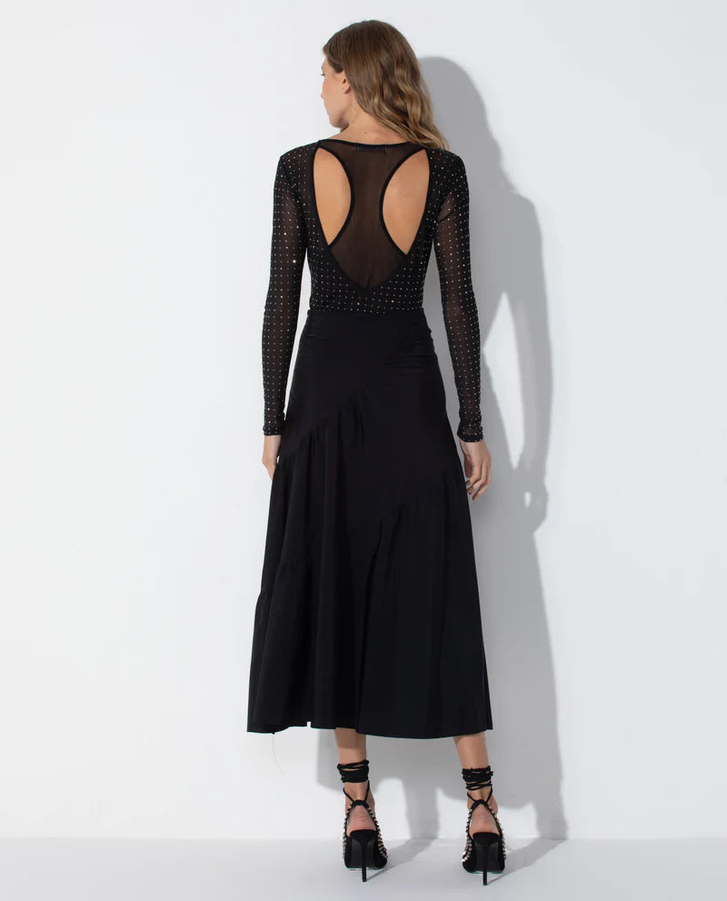 LAFORT - Blusa Manga Longa Marietta Preto