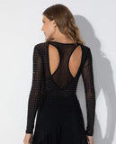 LAFORT - Blusa Manga Longa Marietta Preto