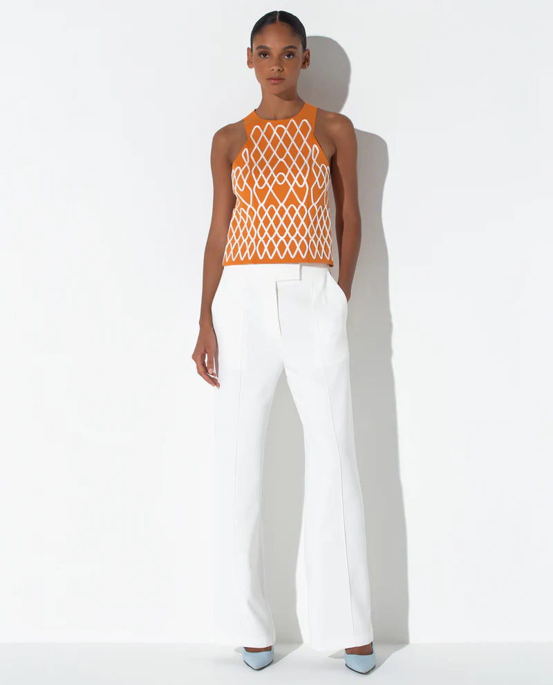 LAFORT - Calça Reta Greta OFF White