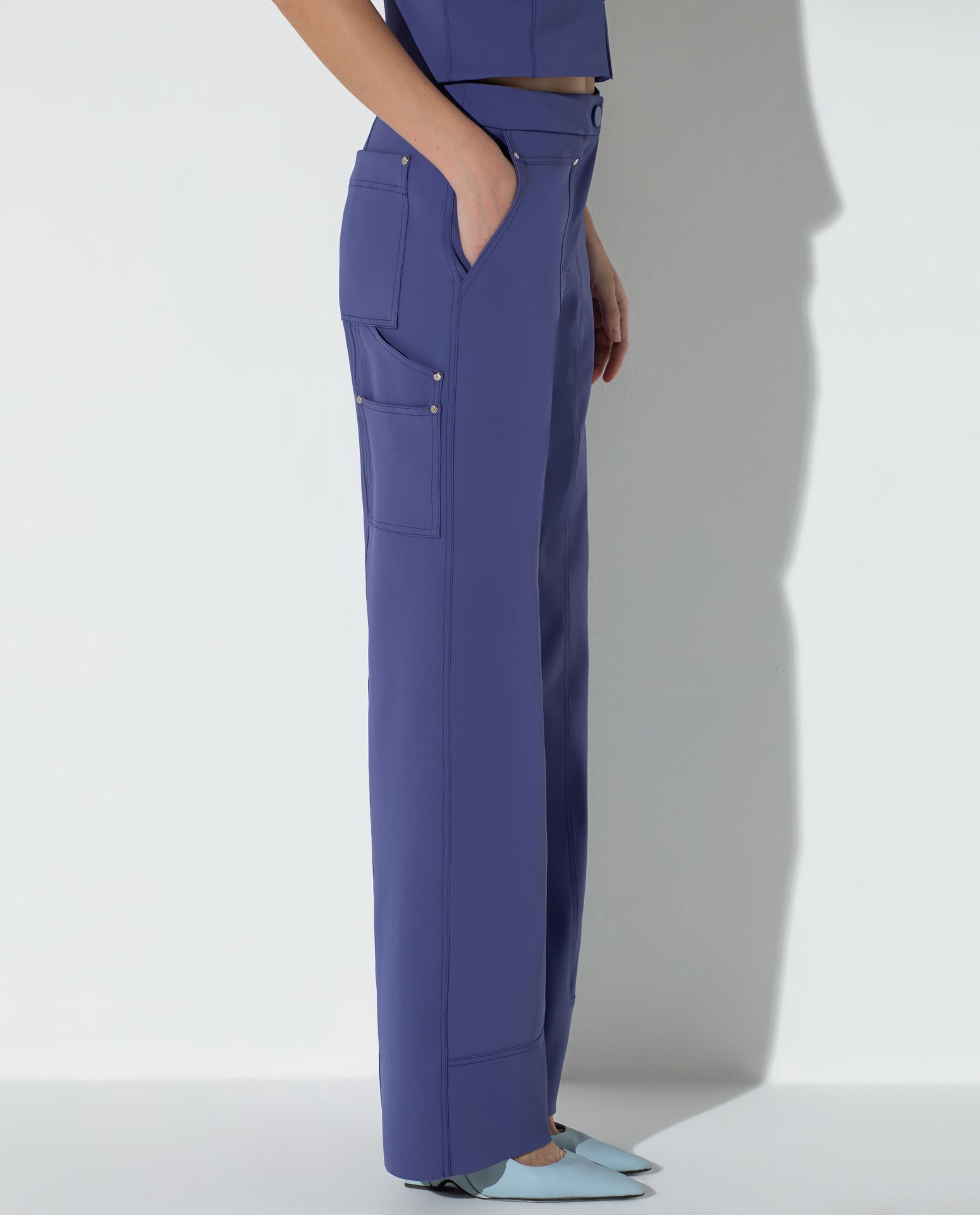 LAFORT - Calça Reta Kate Azul Futuro