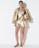 LAFORT - Shorts Mini Paola Dourado Champagne