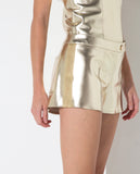 LAFORT - Shorts Mini Paola Dourado Champagne