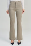 SCALON - Calça Sarja Boot Cut Caqui Verde