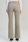 SCALON - Calça Sarja Boot Cut Caqui Verde