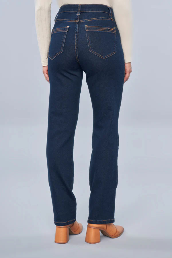 SCALON - Calça Jeans Malha Reta Jeans Médio