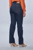 SCALON - Calça Reta Estonado Jeans Escuro
