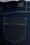SCALON - Calça Jeans Reta Destroyer Azul