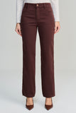 SCALON - Calça Sarja Color Reta Marrom