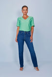 SCALON - Calça Jeans Reta Hiper Destroyer Azul