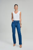 SCALON - Calça Jeans Reta Hiper Destroyer Azul