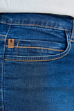 SCALON - Calça Jeans Reta Hiper Destroyer Azul