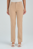 SCALON - Calça Malha Color Reta Maura Camurça