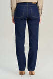 SCALON - Calça Jeans Reta Estonado Azul
