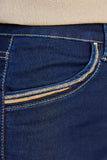 SCALON - Calça Jeans Reta Estonado Azul