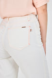 SCALON - Calça Malha Color Pant Cropped Amaciado Off White