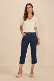 SCALON - Calça Jeans Cropped Destroyer