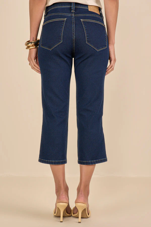 SCALON - Calça Jeans Cropped Destroyer