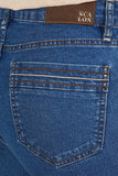 SCALON - Calça Jeans Cropped Destroyer Cinza