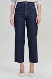 SCALON - Calça Jeans Pantcropped Destroyer Azul