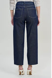 SCALON - Calça Jeans Pantcropped Destroyer Azul