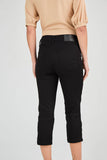 SCALON - Calça Sarja Pant Cropped Preto Estonada