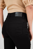SCALON - Calça Sarja Pant Cropped Preto Estonada