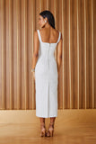 FABULOUS AGILITÀ - Vestido Midi Florence Off White