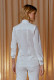 AGILITÀ - Camisa Bordado Pregas OFF White