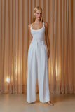 AGILITÀ - Regata Alça Couro Off-White
