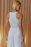 AGILITÀ - Regata Alça Couro Off-White