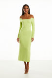 FABULOUS AGILITÀ - Vestido Midi Bruna Lime