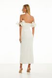 FABULOUS AGILITÀ - Vestido Midi Michelle OFF White