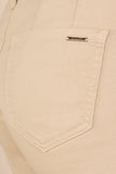 SCALON - Bermuda Sarja Color Midi Bege
