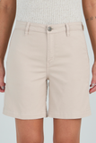 SCALON - Bermuda Saria Color Midi Bege