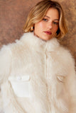 AGILITÀ - Casaco Mix Pelo OFF White