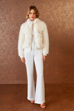 AGILITÀ - Casaco Mix Pelo OFF White