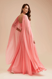 ANA VARGAS - Vestido Longo Mariza Rosa