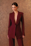 AGILITÀ - Blazer Bolso Lateral Bordeaux