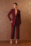 AGILITÀ - Blazer Bolso Lateral Bordeaux