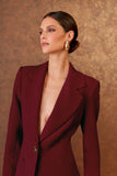 AGILITÀ - Blazer Bolso Lateral Bordeaux