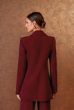 AGILITÀ - Blazer Bolso Lateral Bordeaux