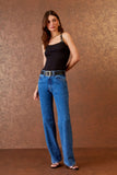 AGILITÀ - Calça Jeans Reta Azul