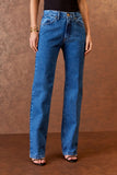 AGILITÀ - Calça Jeans Reta Azul