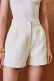 AGILITÀ - Short Matelasse Pregas OFF White