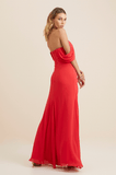 DOLPS - Vestido Longo Grazy Tomate Vermelho