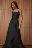 FABULOUS AGILITÀ - Vestido Longo Florence Devore Preto