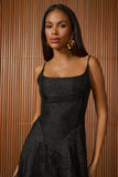 FABULOUS AGILITÀ - Vestido Longo Florence Devore Preto